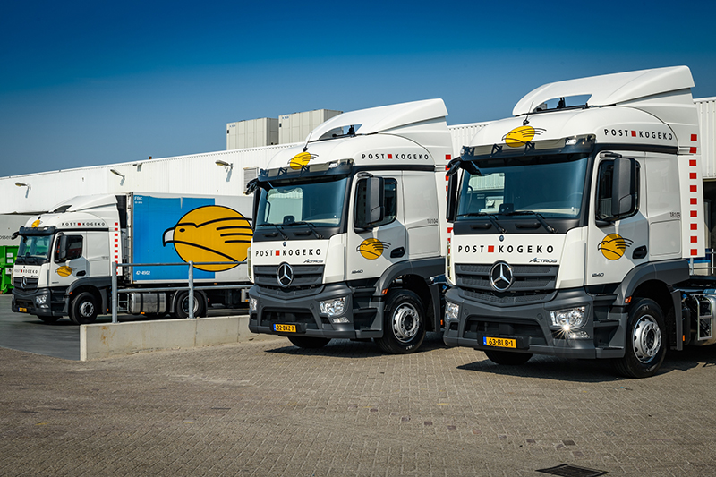 Post-Kogeko neemt negentien Actros trucks voor winkeldistributie in gebruik