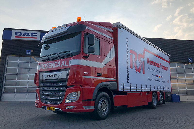 Nieuwe DAF XF voor vrachtwagenchauffeur Gunther van Rosendaal Transport
