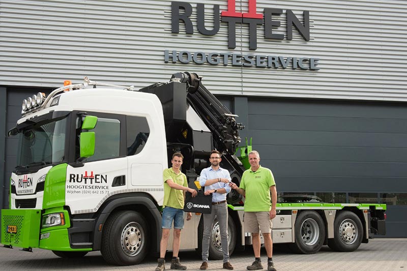 Nieuwe Scania voor Rutten Hoogteservice