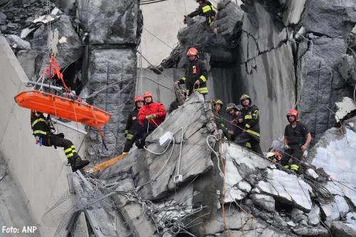 Minister: slecht onderhoud oorzaak ineenstorting Morandi brug Genua 