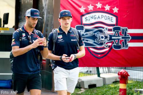 Max Verstappen tweede in eerste training Singapore
