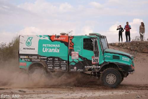 Derde dagsucces in Dakar Rally voor Ton van Genugten