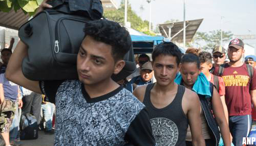 Nieuwe karavaan migranten bereikt Mexico
