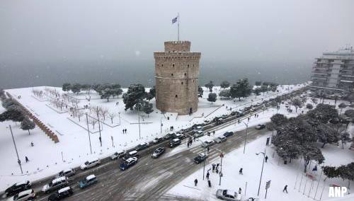 Zware sneeuwval in deel Griekenland