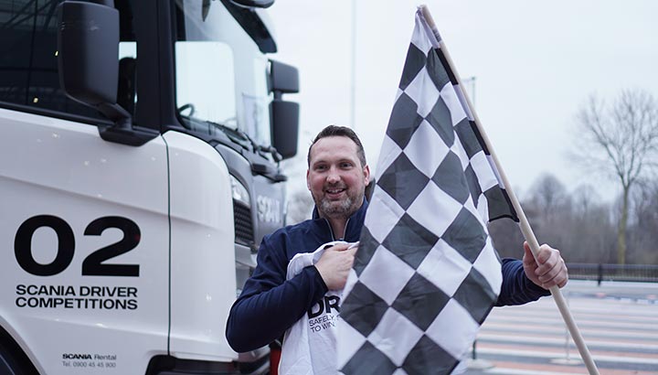 Willem van Mourik wint nationale finale Scania Driver Competitions 2018-2019