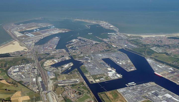 40,1 miljoen ton goederen overgeslagen in haven van Zeebrugge in 2018