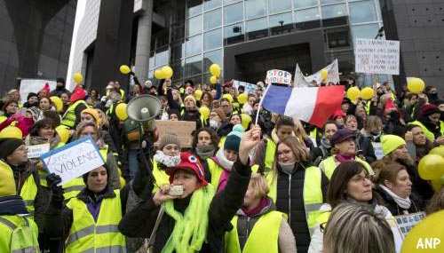 Frankrijk: gele hesjes gesteund uit buitenland