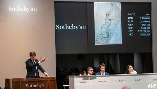 Koninklijke' tekening Rubens verkocht voor 8,2 miljoen dollar