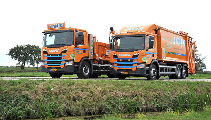 NNRD zet Scania CNG trucks in