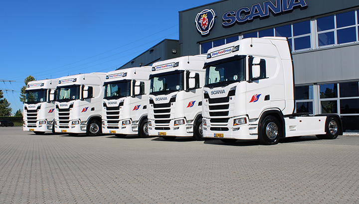 Vijf nieuwe Scania's voor Staay Food Group