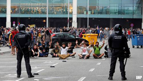 Betogers blokkeren ook vliegveld Madrid