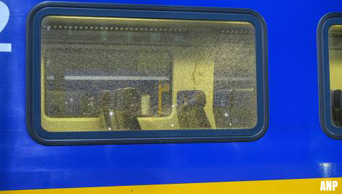 Schade beschoten treinen loopt in de duizenden euro's