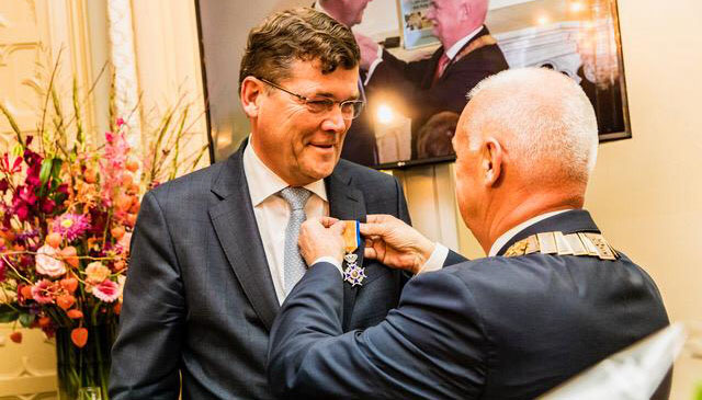 Ubbo Hempenius, eigenaar van H&S Group, benoemd tot Ridder in de Orde van Oranje-Nassau