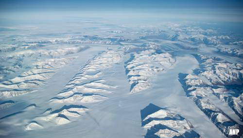 IJsmassa Groenland smelt sneller dan gedacht