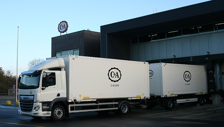 Truckland vervangt negen DAF trucks voor C&A Nederland