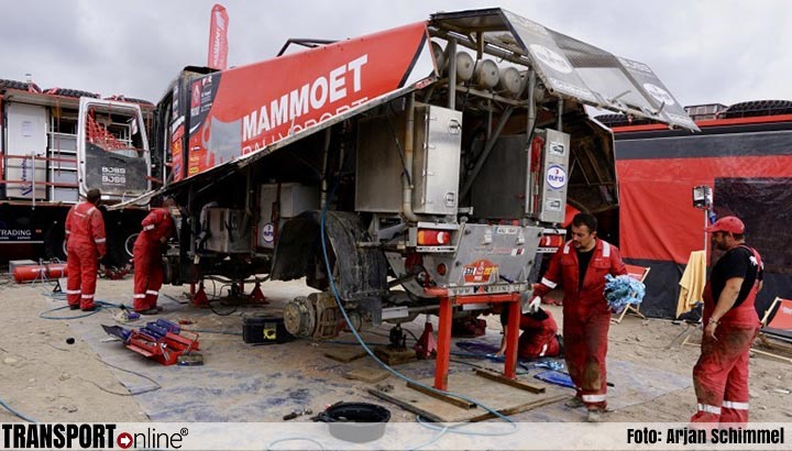 Technisch huzarenstukje Mammoet Rallysport op rustdag in Arequipa
