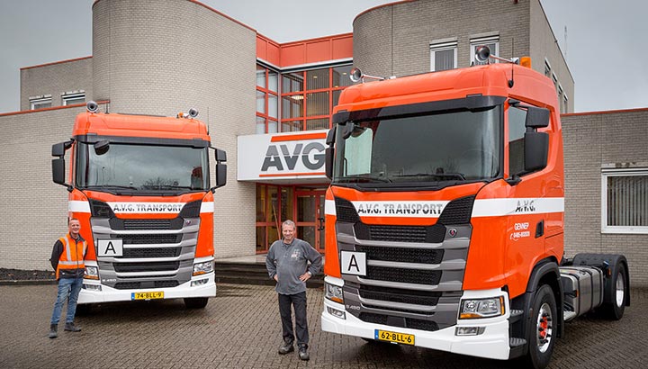 AVG Transport kiest na lange tijd weer voor Scania