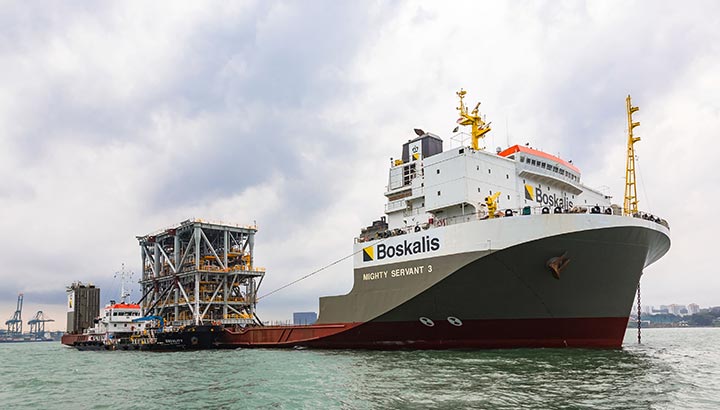 Boskalis verwerft belangrijk contract voor transport LNG-modules