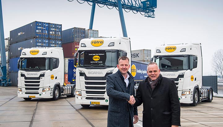 Rotra neemt 500ste Scania in gebruik