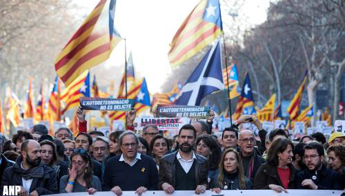 Separatisten protesteren massaal in Barcelona