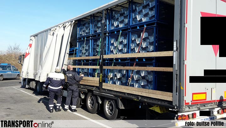 Tien van de zestien vrachtwagens in de fout tijdens transportcontrole in Duitsland [+foto]