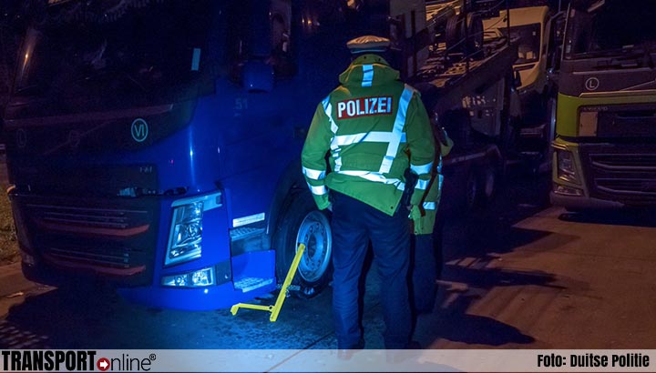 Opnieuw grootschalige controle op alcoholgebruik door vrachtwagenchauffeurs in Duitse Hessen [+foto's]