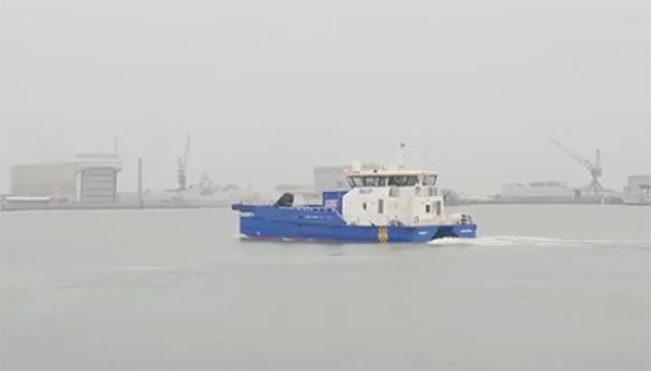 Eerste reeks proeven met autonoom varen op de Noordzee [+video]