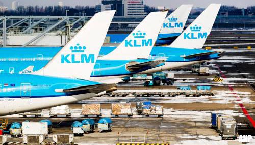 Weer en storingen zitten groei KLM in de weg