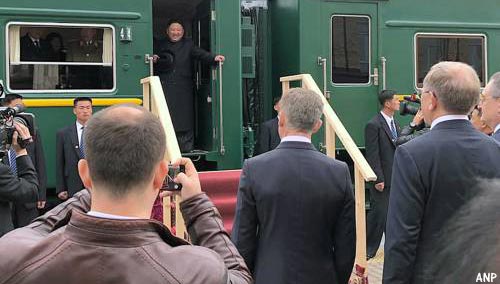 Kim Jong-un voor topoverleg aangekomen in Vladivostok