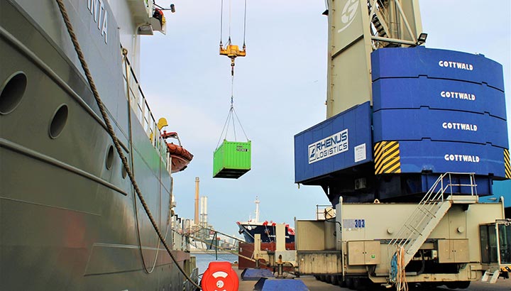 Rhenus bevoorraadt offshore platform Borssele Alpha