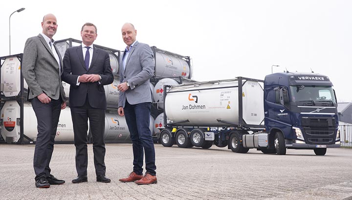 Vervaeke neemt tankcontainerspecialist Jan Dohmen over
