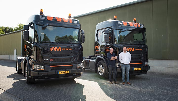 Martens Logistics neemt twintigste Scania in gebruik