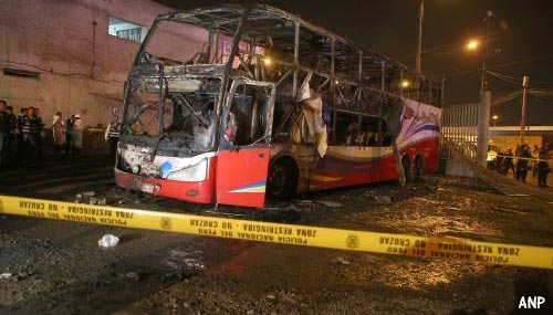 Twintig doden bij busbrand Peru