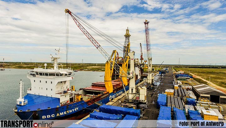Eerste schip maakt grote oversteek van Antwerpen naar Braziliaanse haven Porto do Açu
