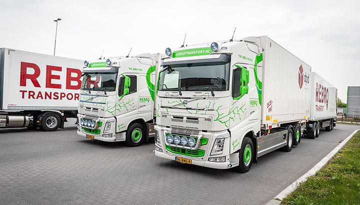 Volvo FH LNG bakwagens voor Rebro Transport Service