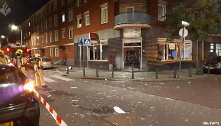 Explosie in bedrijfspand Den Haag