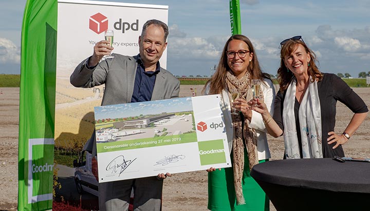 DPD start bouw nieuw depot Amsterdam in Vijfhuizen