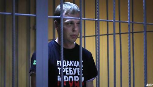 Huisarrest Russische journalist Ivan Goloenov opgeheven