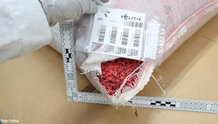 Aanhoudingen om drugs in lading recyclebaar plastic