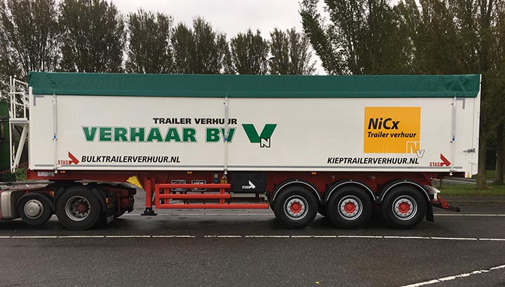 NiCx trailer verhuur en Verhaar Nieuwkoop bv gaan samen verder onder de naam Verhaar trailer verhuur bv