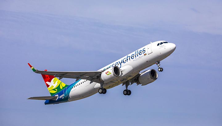 Air Seychelles vliegt met Afrika's eerste Airbus A320neo
