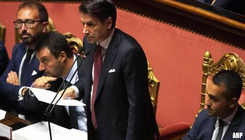 Italiaanse premier Conte neemt ontslag