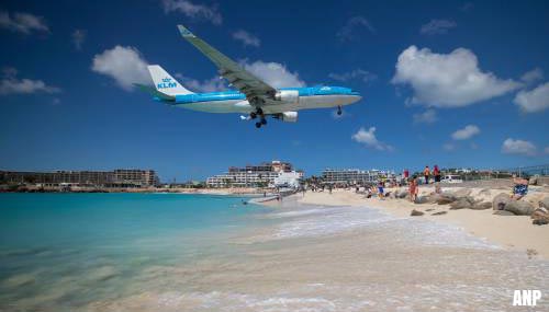 Passagiers KLM-vlucht vast op Sint-Maarten