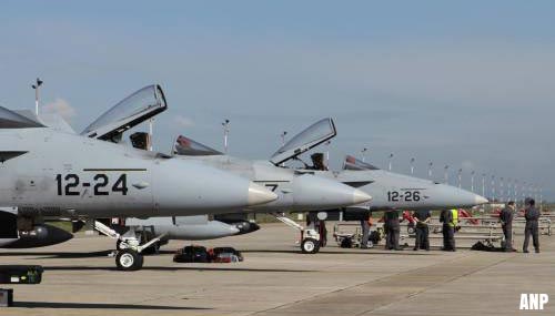 Toestel luchtmacht Spanje stort in zee: piloot omgekomen