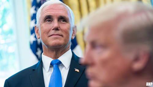Mike Pence ook in 2020 kandidaat vice-president