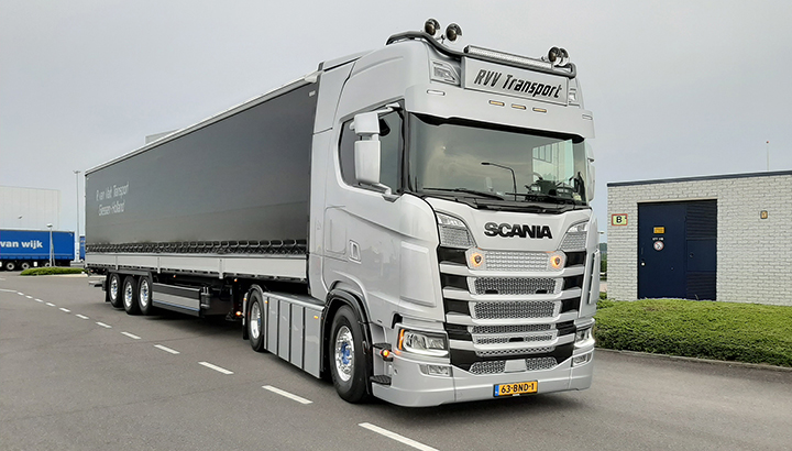 Nieuwe Scania S500 voor RVV Transport