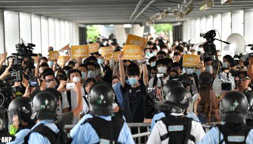 China ziet 'tekenen terrorisme' in Hongkong