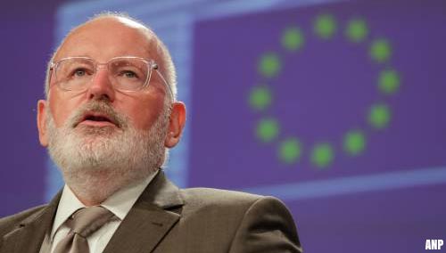 Frans Timmermans klimaatchef in Europese Commissie
