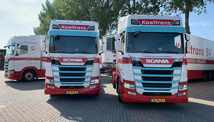 Twee nieuwe LNG Scania's voor Koeltrans Angeren
