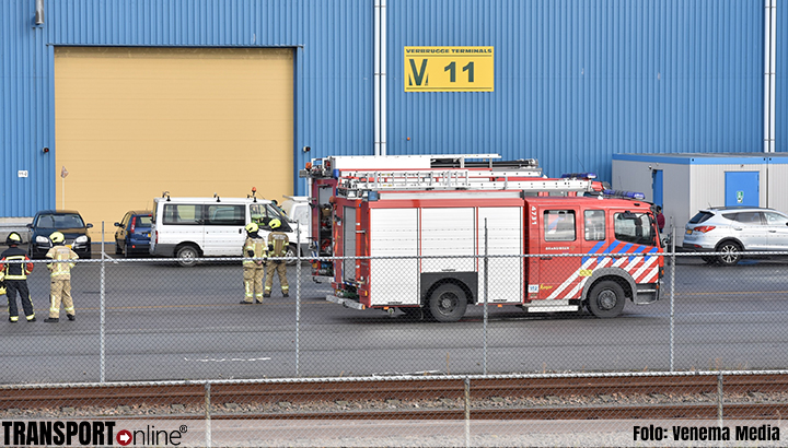 Zwaargewonde bij ongeval bij terminal in Nieuwdorp [+foto]